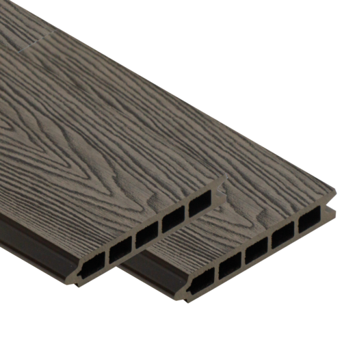 CFB Composite Fence 2m - Embossed Grey