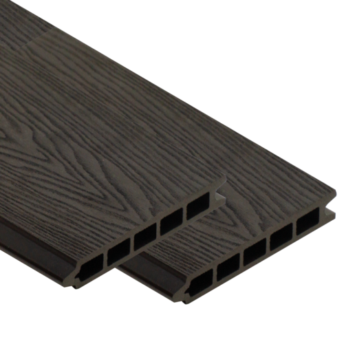 CFB Composite Fence 2m - Embossed Black