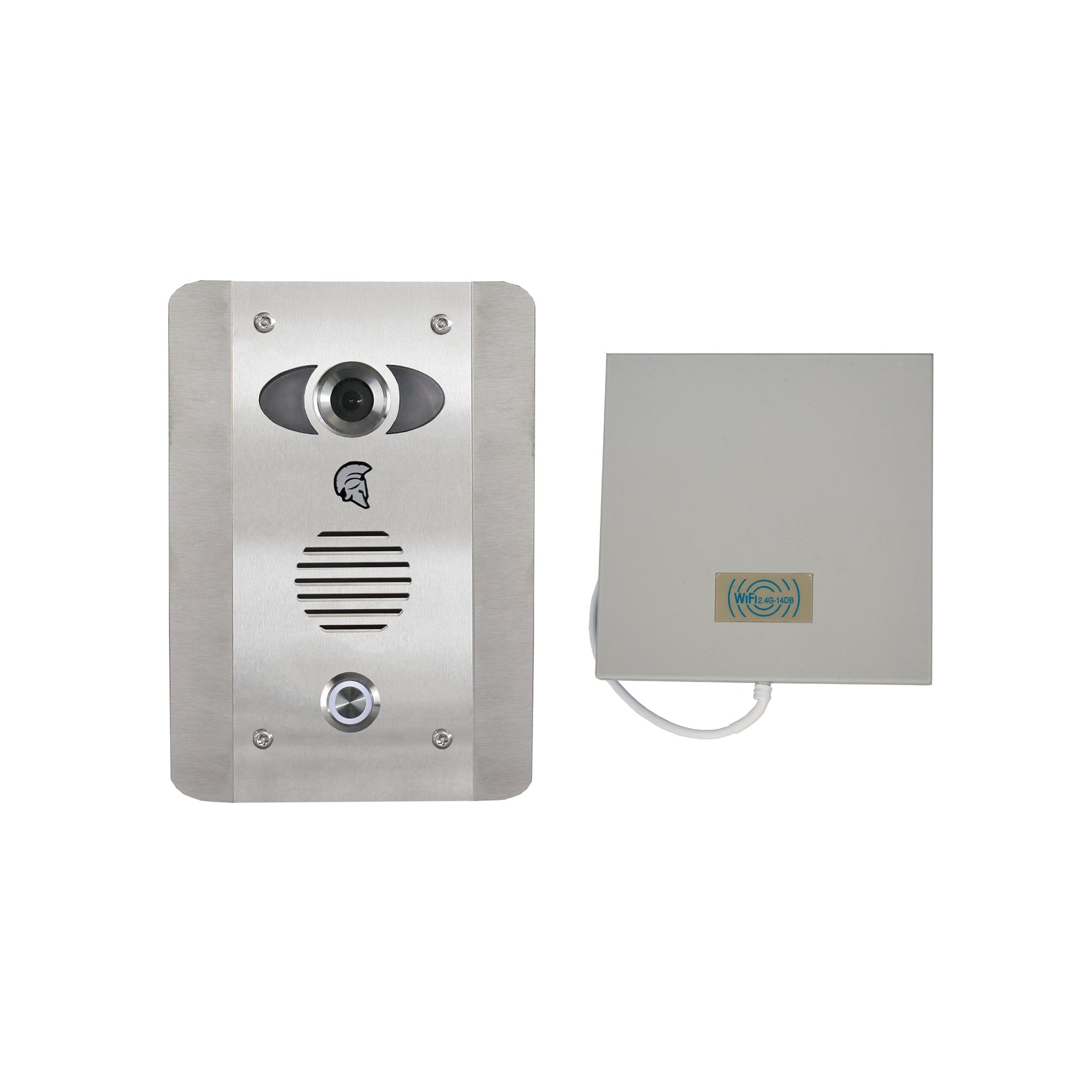 AES: IP Video in Flush Steel - ASD Trade Direct