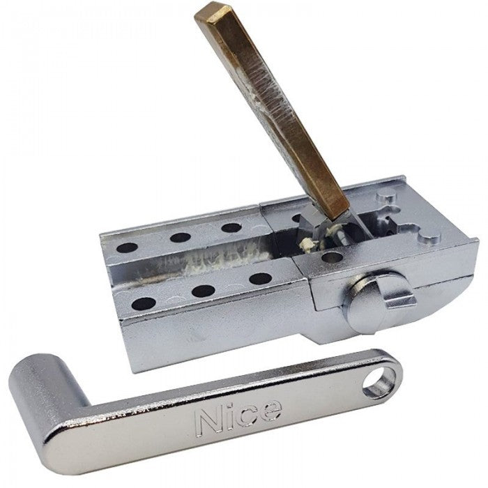 Nice BMA3: Lever type key unlock system for L-FAB underground motor - ASD Trade Direct